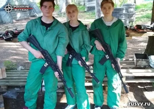 Игра в лазертаг на природе, Вологда