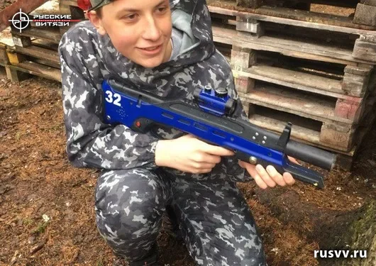 Лазертаг под Вологдой — снимок с игры в лесу