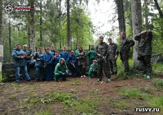 Игра в лазертаг на природе, Вологда