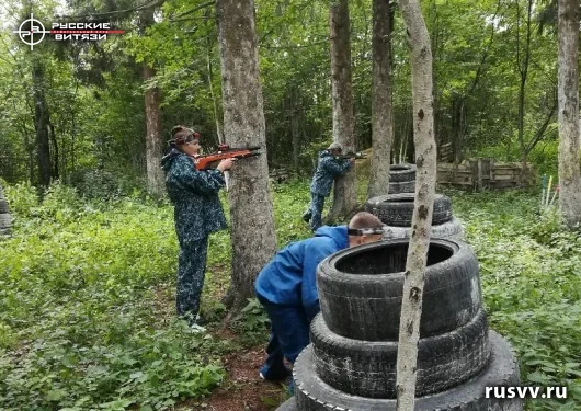 Игра в лазертаг на природе, Вологда