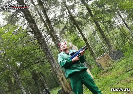 Игра в лазертаг на природе, Вологда