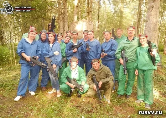 Лазертаг в лесу под Вологдой — клуб «Русские витязи»