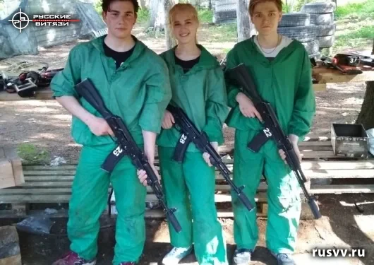 Лазертаг в лесу под Вологдой — клуб «Русские витязи»