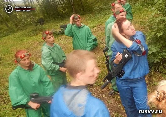 Лазертаг в лесу, Вологда — клуб «Русские витязи»