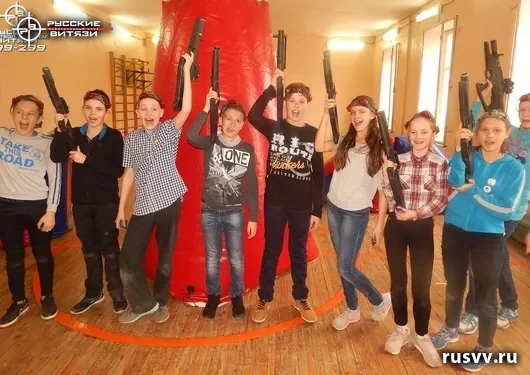 Выездная игра в лазертаг для класса, Вологда
