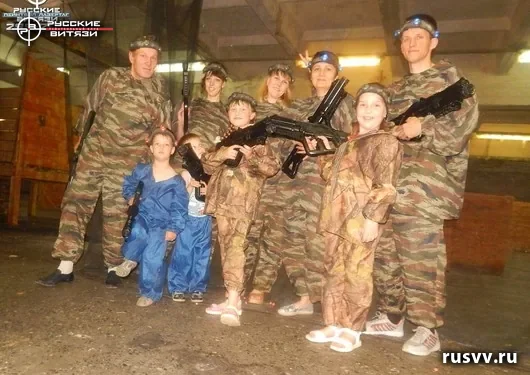 Игра в лазертаг в Вологде, клуб «Русские витязи»