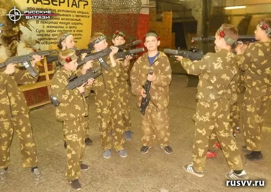 Игра в лазертаг в Вологде, клуб «Русские витязи»