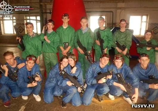 Лазертаг в Вологде — снимок с игры в помещении
