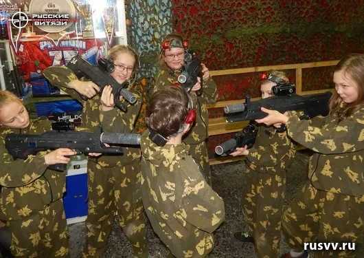 Лазертаг в Вологде — снимок с игры в помещении