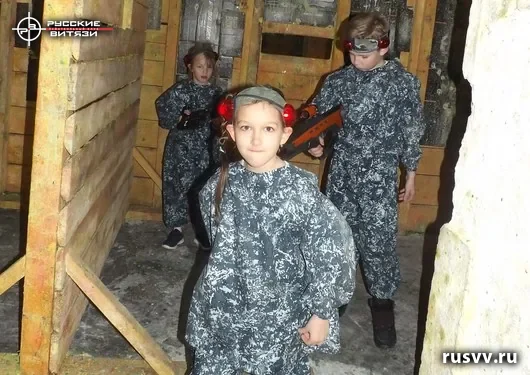 Лазертаг в Вологде — снимок с игры в помещении
