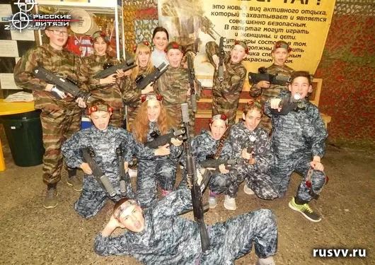 Лазертаг в Вологде — снимок с игры в помещении