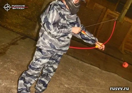 Игра в лучный бой в зале, Вологда