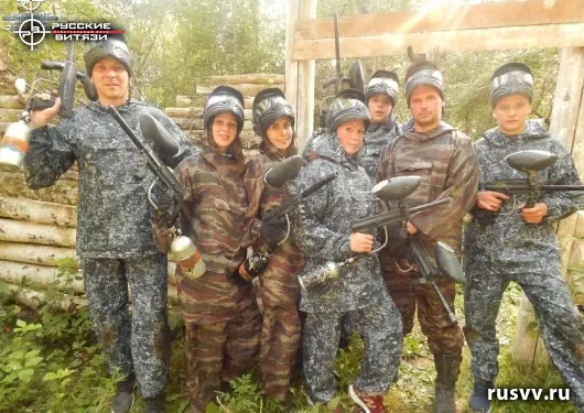 Зимний пейнтбол под Вологдой — игра компанией