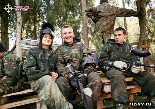 Зимний пейнтбол под Вологдой — игра компанией