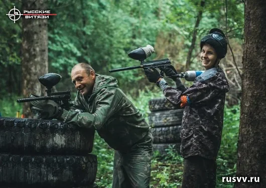 Пейнтбол в лесу под Вологдой — клуб «Русские витязи»