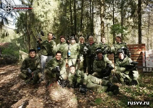 Пейнтбол в лесу под Вологдой — клуб «Русские витязи»