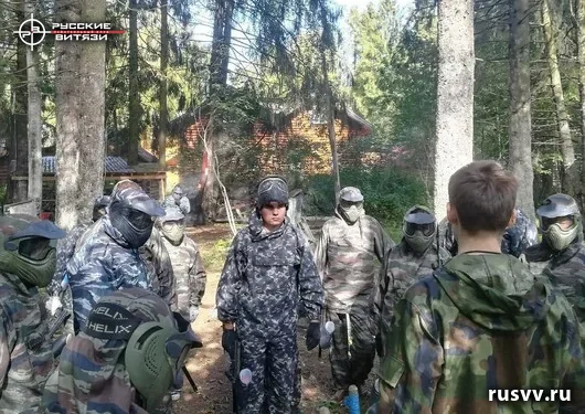 Пейнтбол в лесу под Вологдой — клуб «Русские витязи»