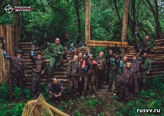 Пейнтбол в лесу под Вологдой — клуб «Русские витязи»
