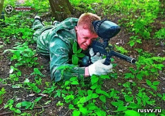 Пейнтбол в лесу под Вологдой — клуб «Русские витязи»