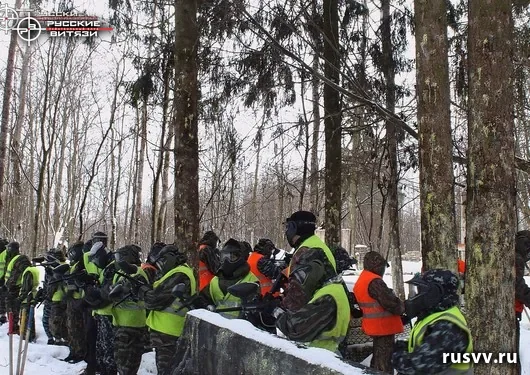Пейнтбол в лесу под Вологдой — клуб «Русские витязи»