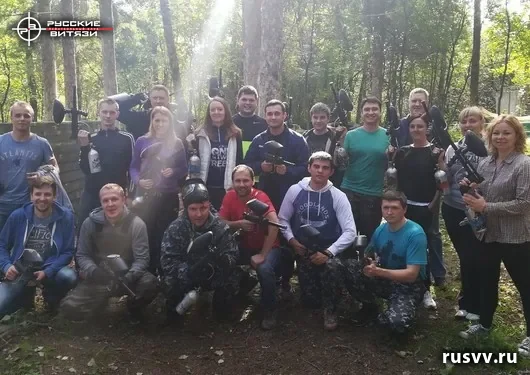 Пейнтбол в лесу под Вологдой — клуб «Русские витязи»