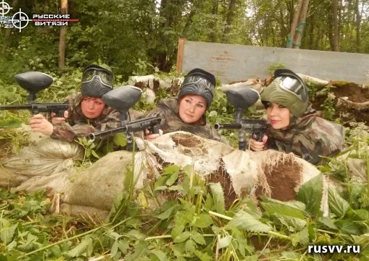 Пейнтбол в лесу, Вологда — клуб «Русские витязи»
