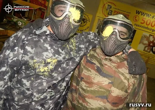 Пейнтбол в Вологде — снимок с игры