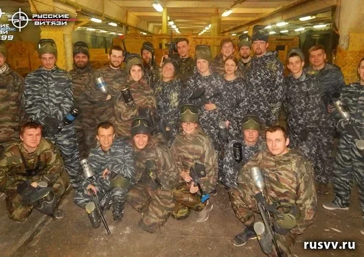 Пейнтбол в Вологде — снимок с игры