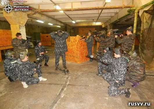 Пейнтбол в Вологде — игра в крытом зале