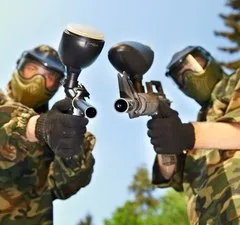 Пейнтбол, лазертаг и лучный бой в Вологде